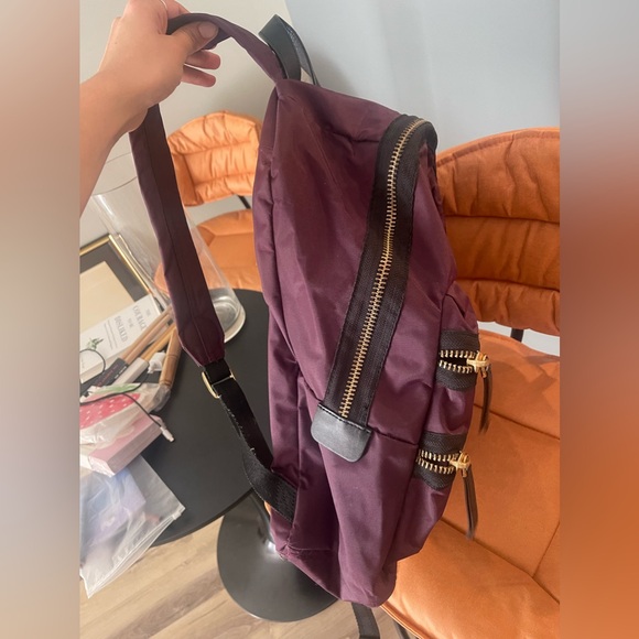 Marc Jacobs purple nylon backpack